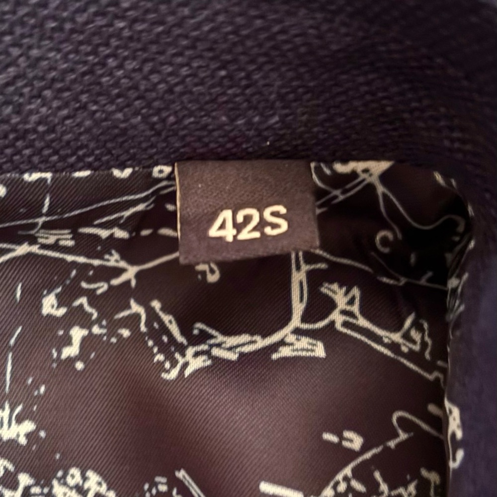 Nautica Navy Blue Sport Coat - Size 42S - Picture 5 of 5